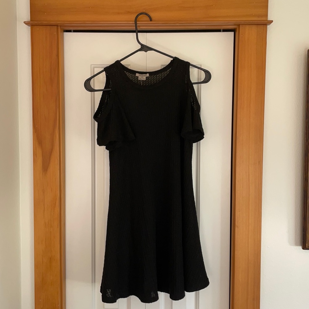 Anthropologie black dress size XXSP
